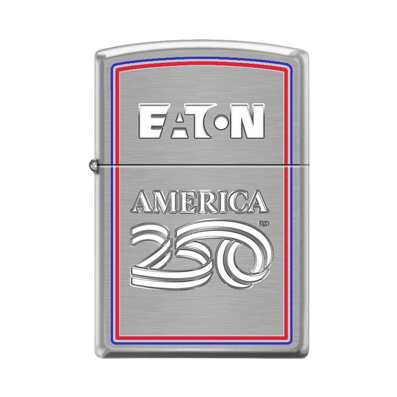 AMERICA250 BRUSHED CHROME™ ZIPPO® WINDPROOF LIGHTER