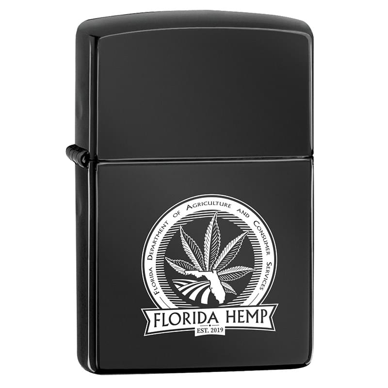 High Polish Black Zippo&reg; Windproof Lighter