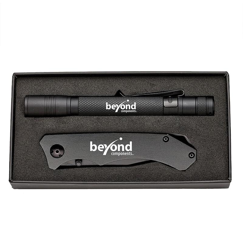 Cedar Creek® RAVEN LIGHT & POCKET KNIFE  COMBINATION SET