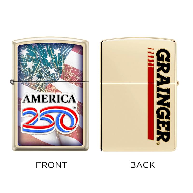 AMERICA250 CLASSIC CHAMPAGNE ZIPPO® WINDPROOF LIGHTER