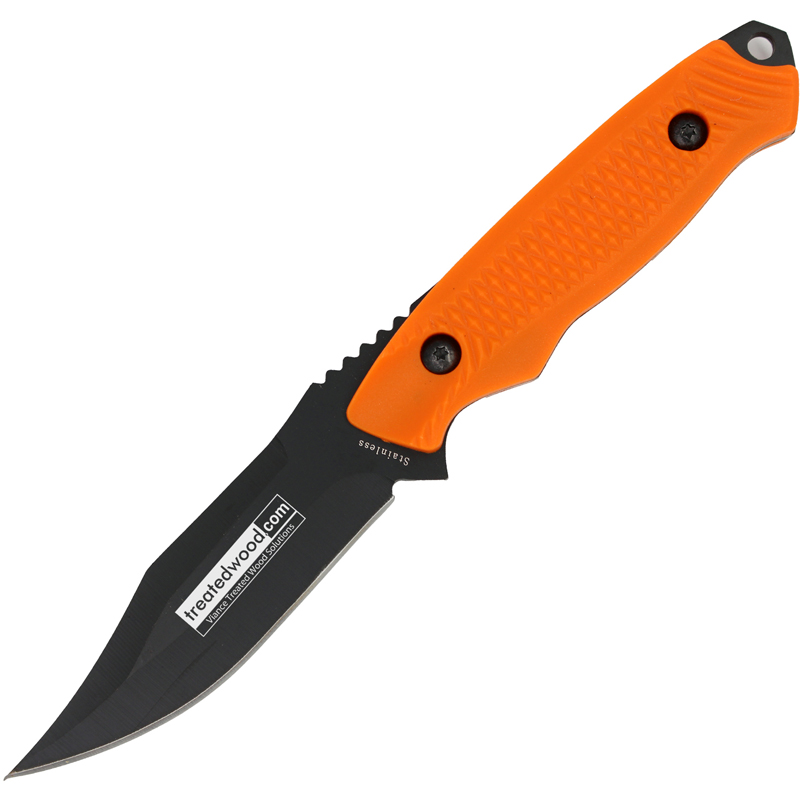 Orange Hunting Knife