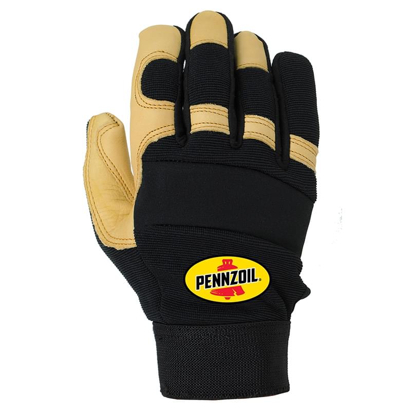 Premium Cowhide Leather Mechanics Gloves