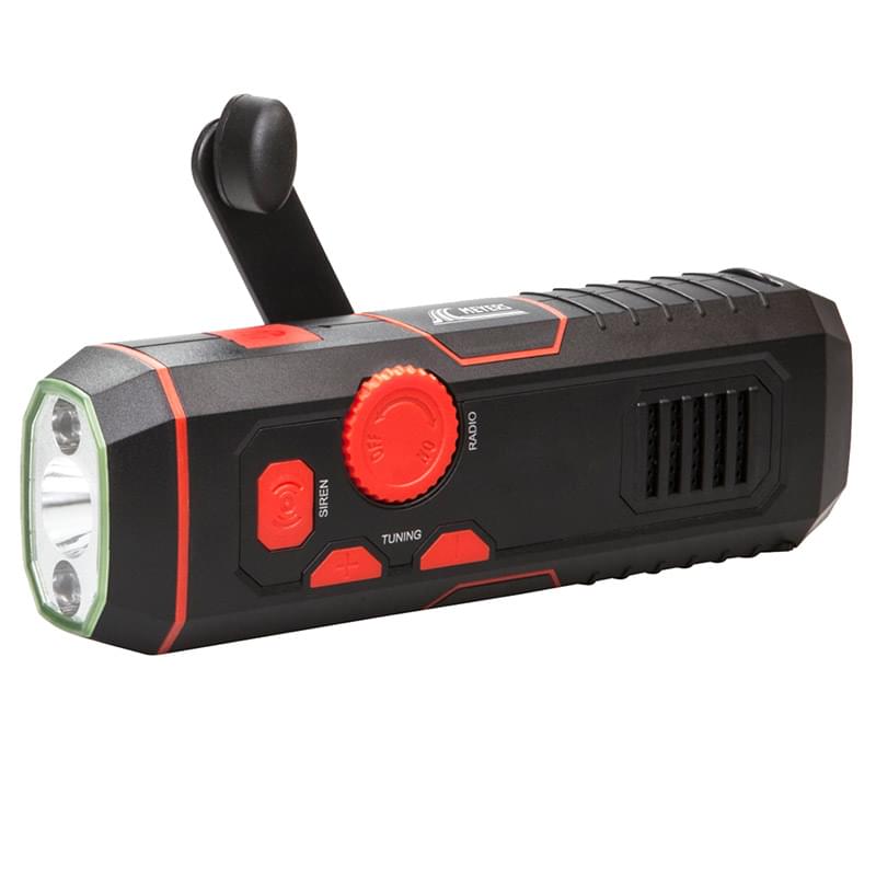 CRANK FLASHLIGHT/RADIO