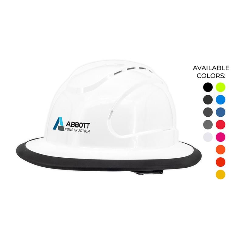 THE JUDGE 6-POINT RATCHET TYPE I VENTED FULL BRIM HARD HAT