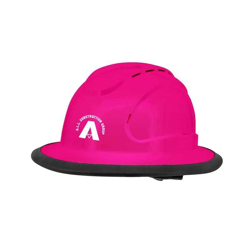 THE JUDGE 6-POINT RATCHET TYPE I VENTED FULL BRIM HARD HAT