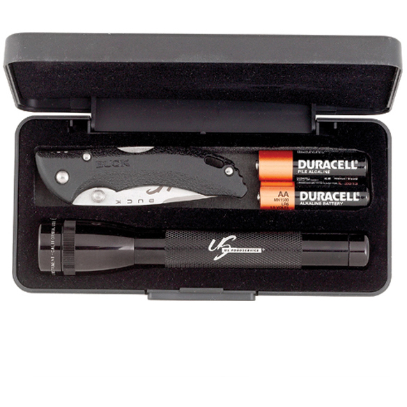 AA Mini Mag-Lite with BuckBantam BBW Knife