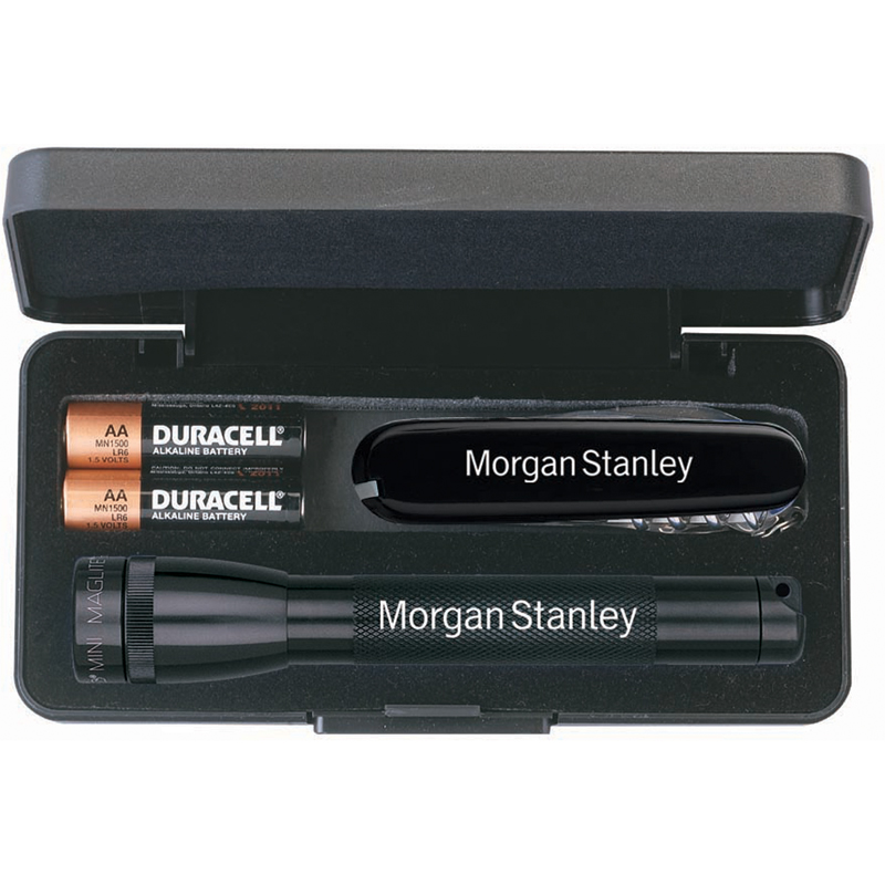 Mini Mag-Lite® with Large Victorinox® Swiss Army Knife