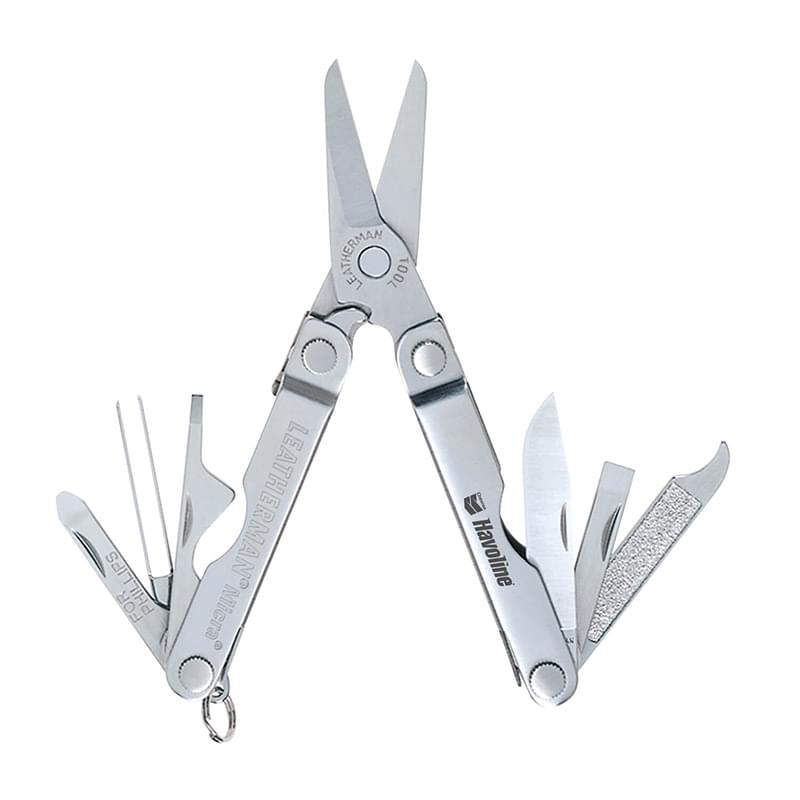 AA Mini Mag-Lite with Leatherman Micra Tool - Stainless Micra Tool