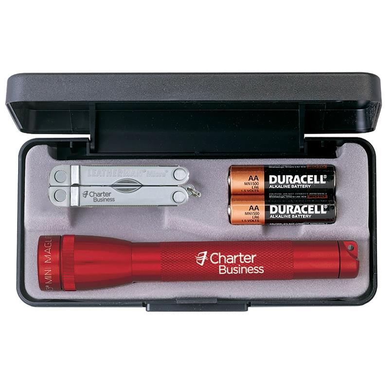 AA Mini Maglite&reg; Flashlight w/Leatherman&reg; Micra&reg; Tool