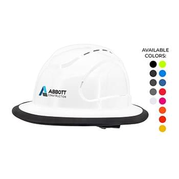 THE JUDGE 6-POINT RATCHET TYPE I VENTED FULL BRIM HARD HAT